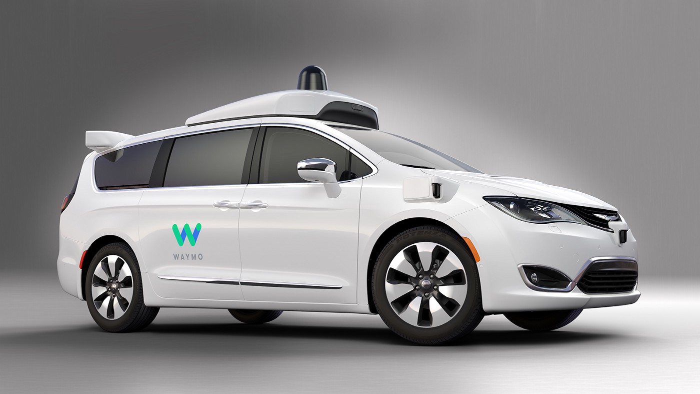 Waymo's self-driving Chrysler Pacifica Hybrid minivan